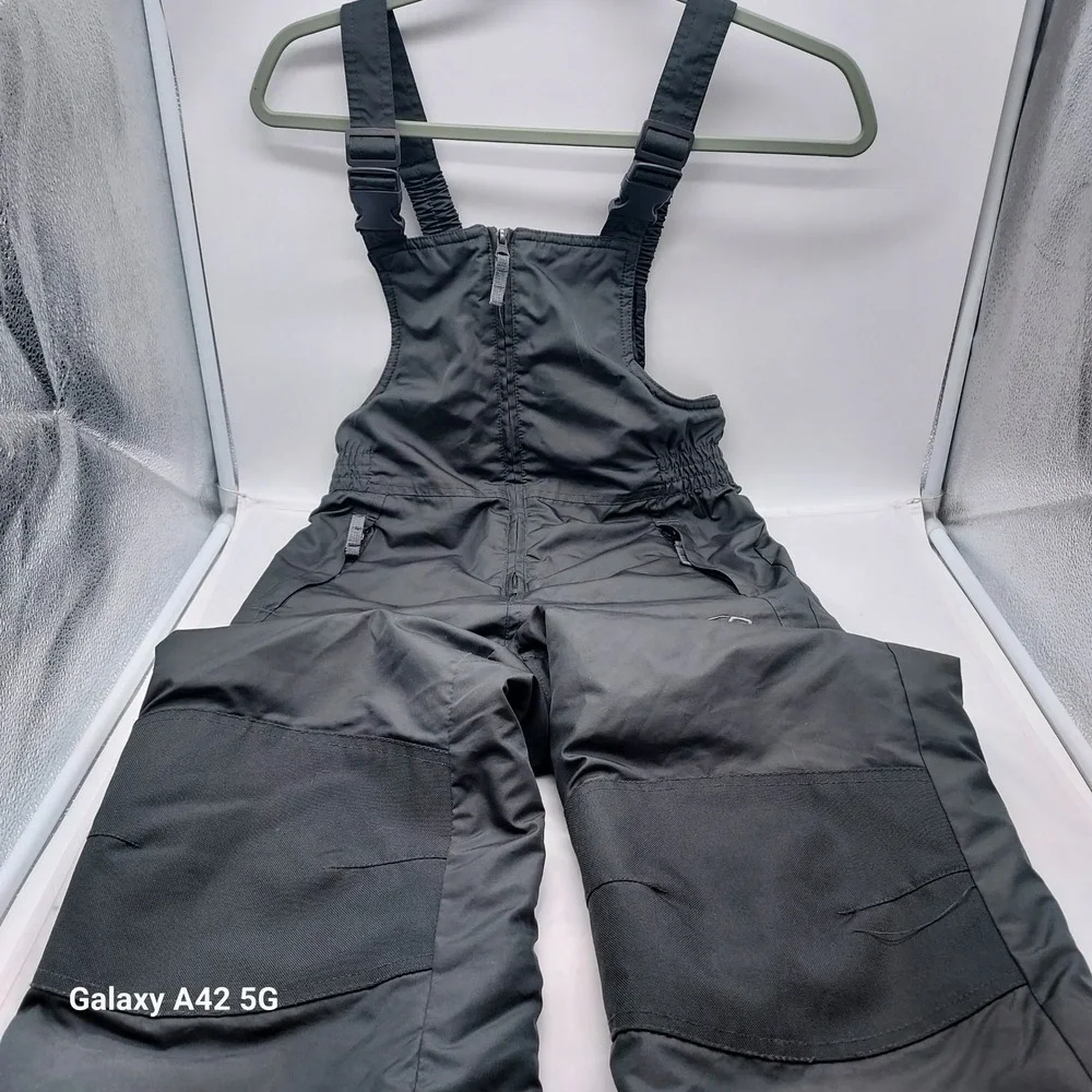 Champion Youth Ski Bib Snow Pants Black‎ M/M 8-10 Waterproof Insulated